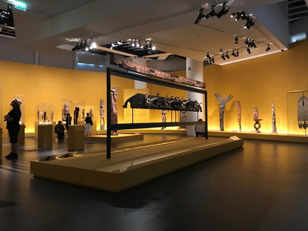 oceania exhibition photo gods ancestors exhibition room