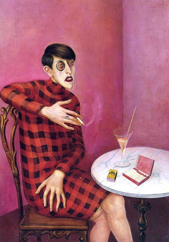 otto dix portrait sylvia von harden painting