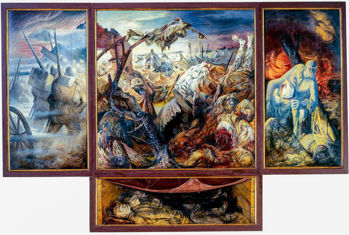 otto dix war dresden triptych painting