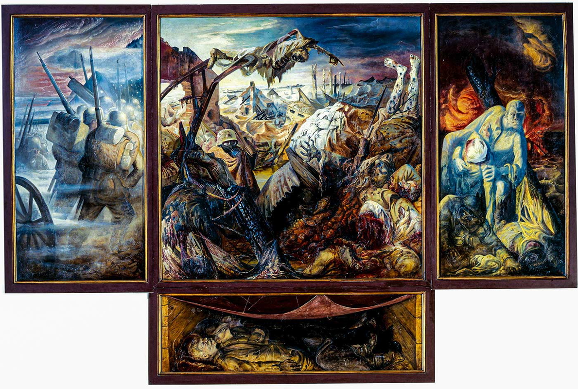 otto dix war dresden triptych painting