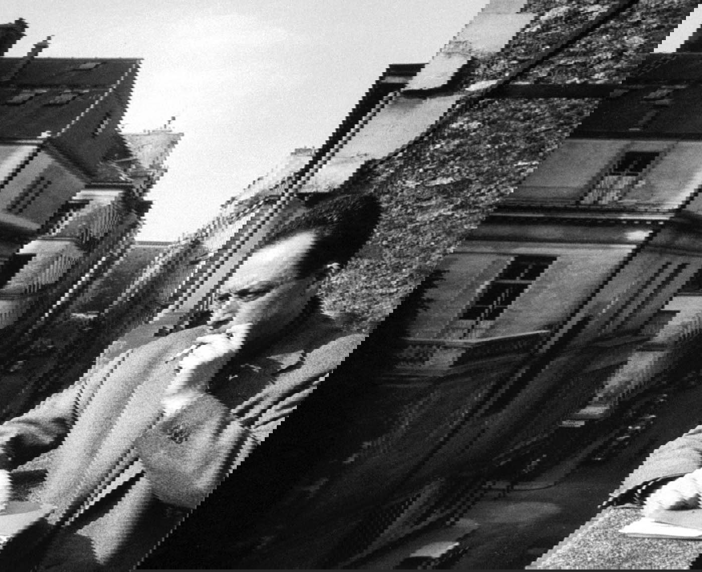 photo albert camus balcony loomis dean