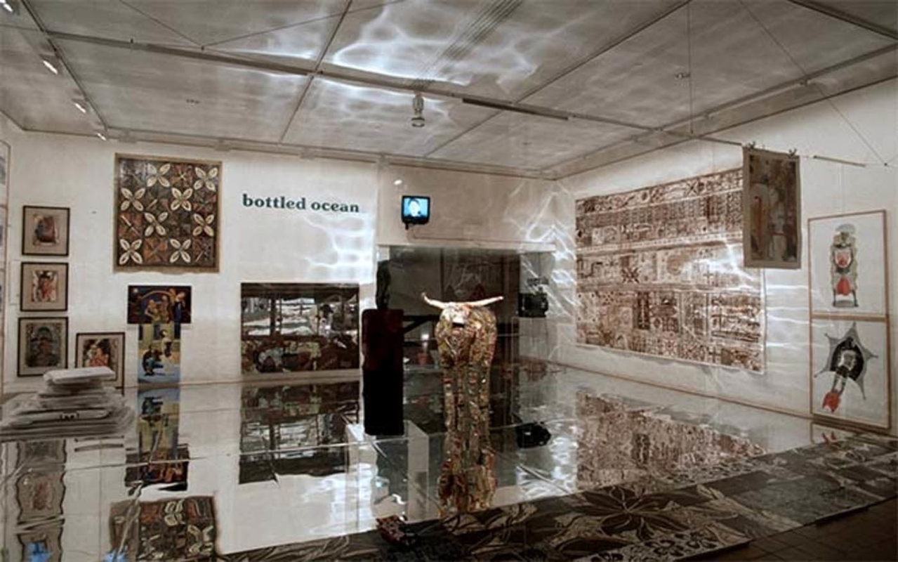 photo bottled ocean exhibition auckland gallery