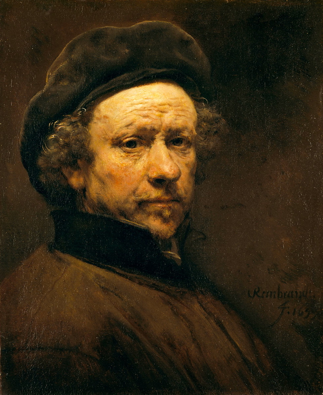 rembrandt self portrait age 51
