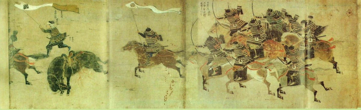 samurai mongol invasion of japan scrolls