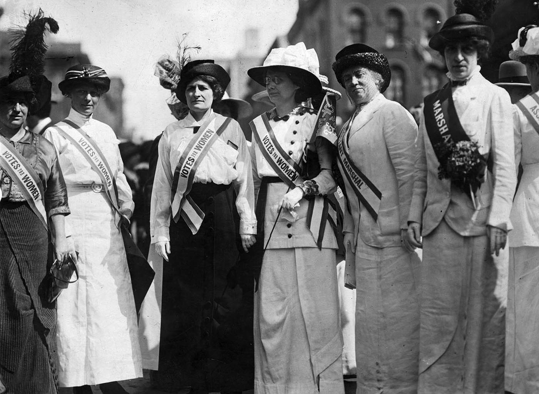 social movements literary suffragettes new york parade 1913