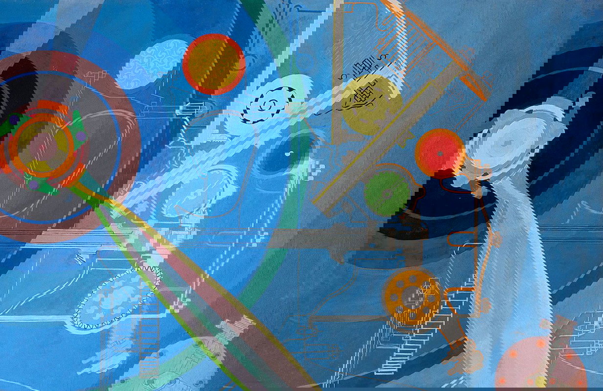 sonia delaunay propeller air pavilion painting