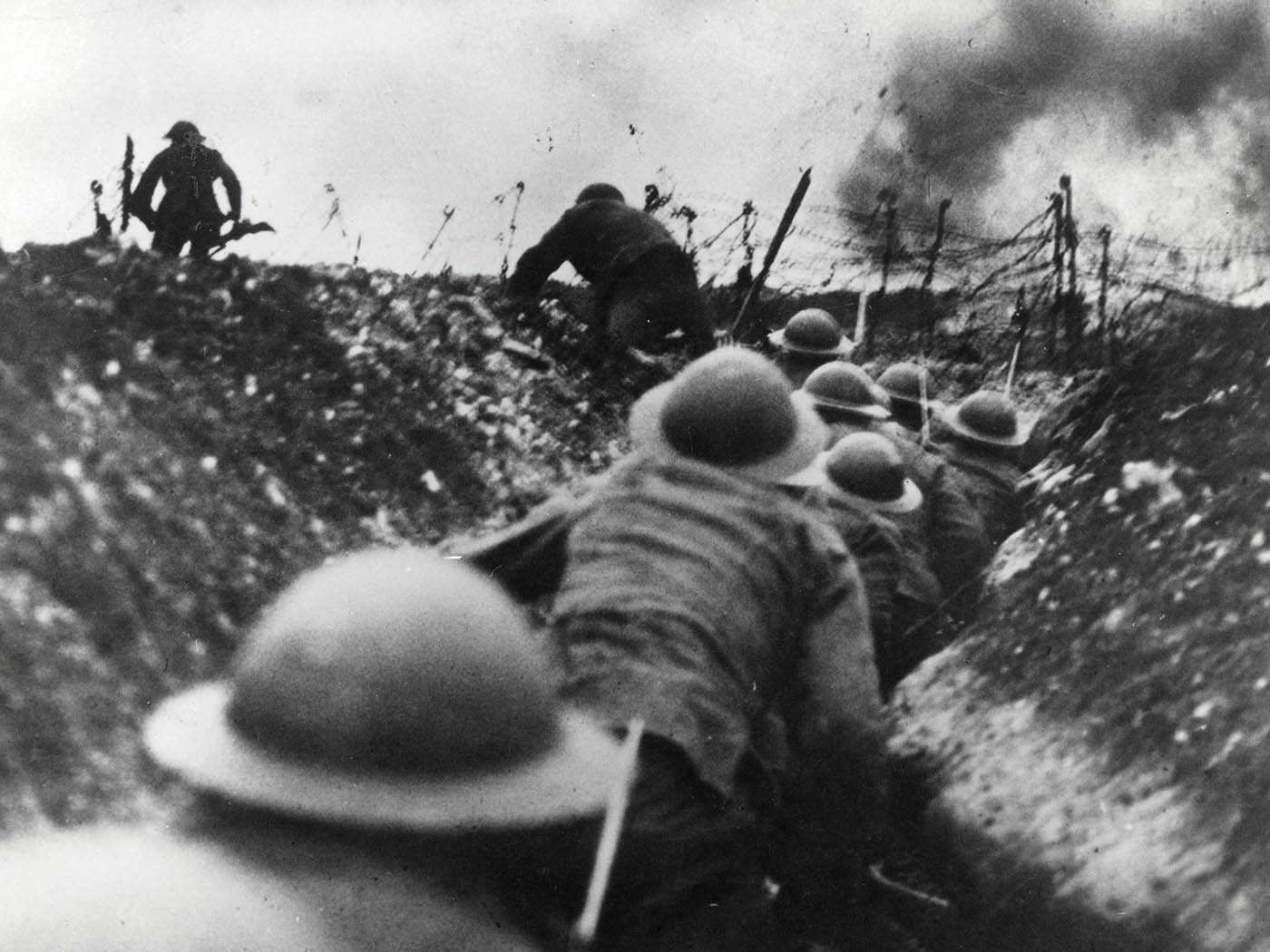 sun tzu john brooke somme trenches photograph