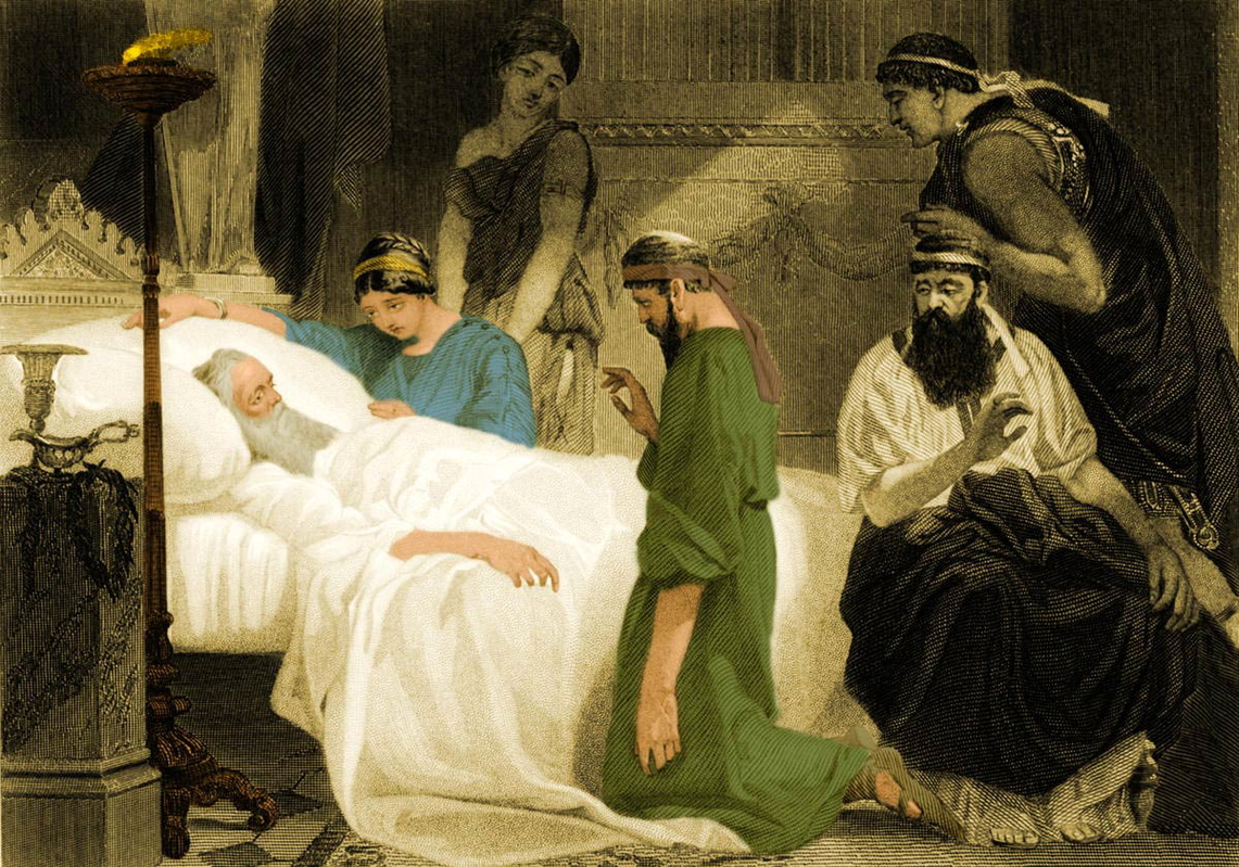 the plague pericles dying chappel engraving