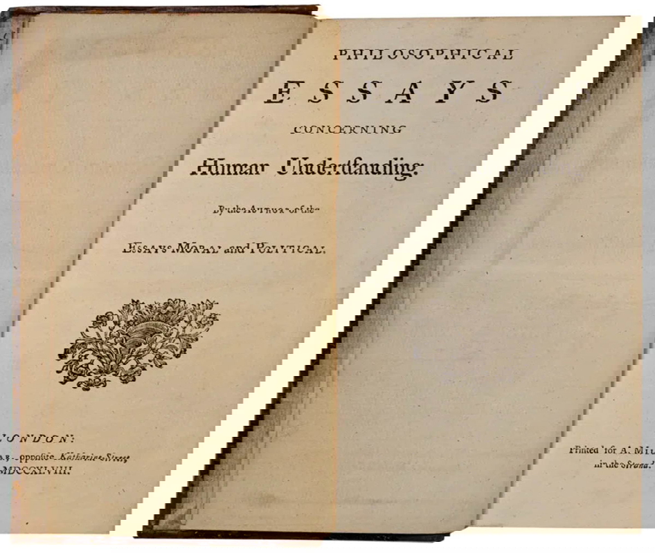 title page enquiry concerning human understanding