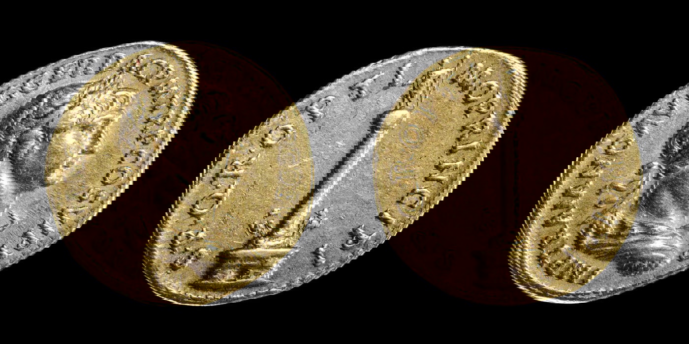 trajan column coin