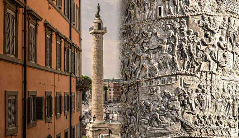 trajans column ancient roman movie carved marble