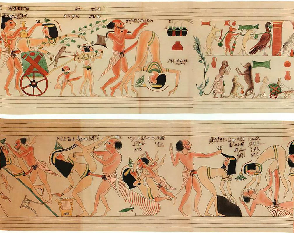 turin erotic papyrus sex in ancient egypt