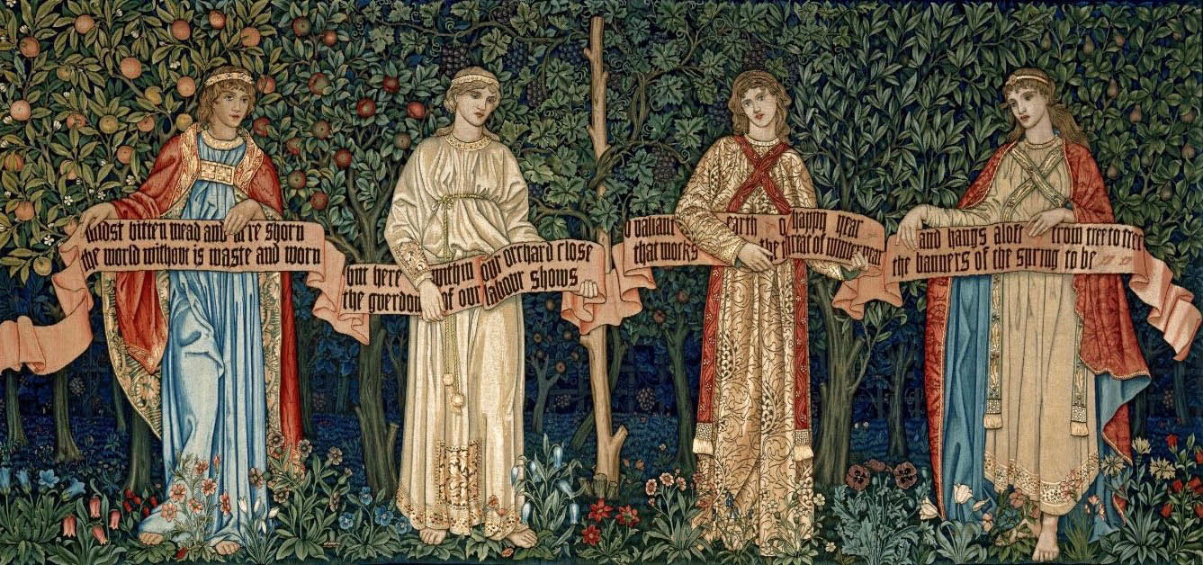 The Orchard (tapestry) by William Morris