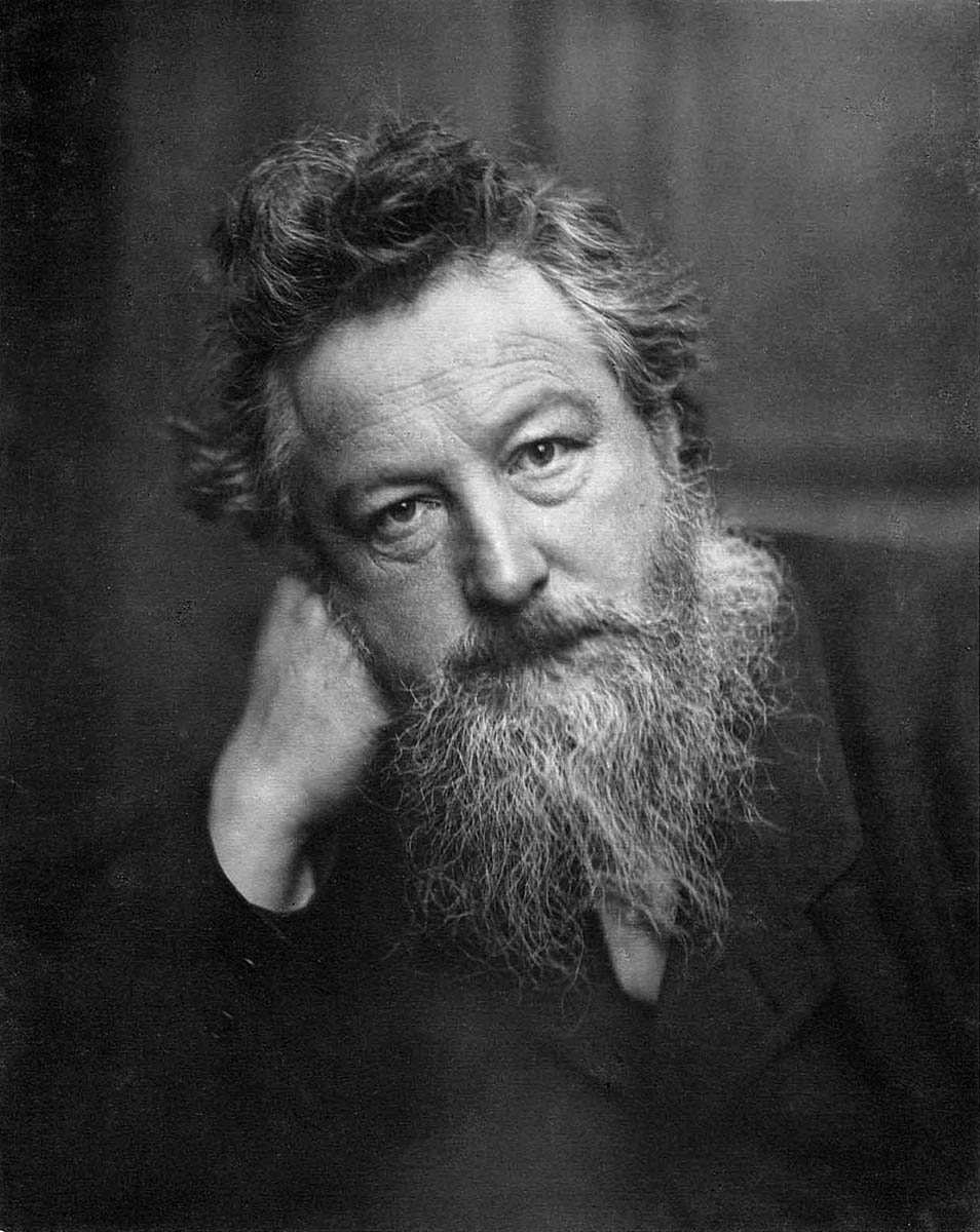 william morris portrait photo arts crafts victorian