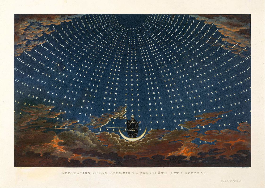 wolfgang amadeus mozart design magic flute schinkel