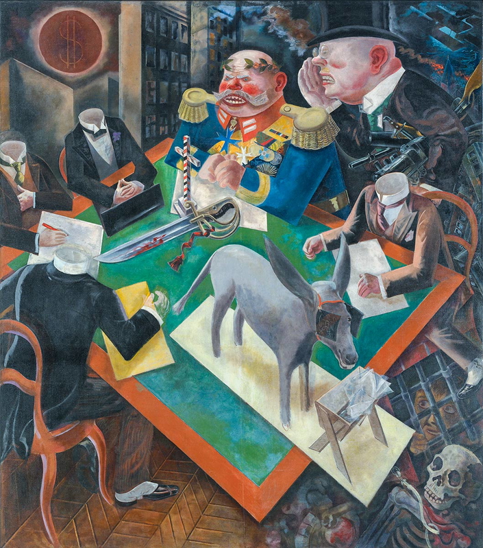 world war i george grosz eclipse sun painting