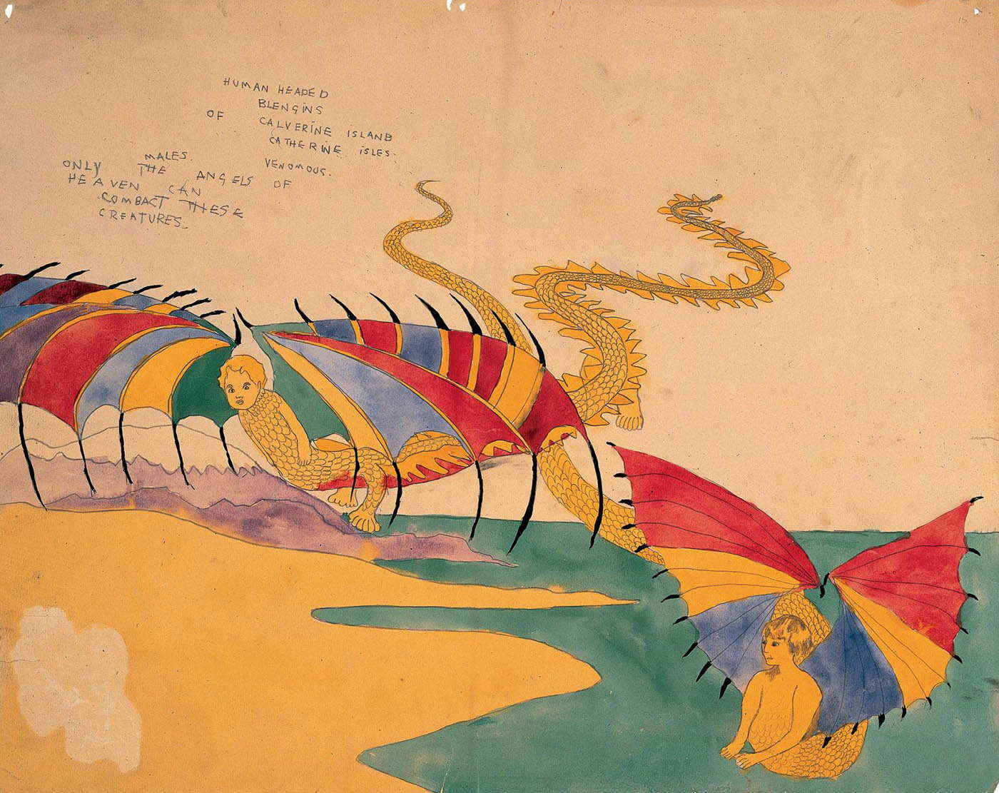 Henry Darger Human Headed Blengins