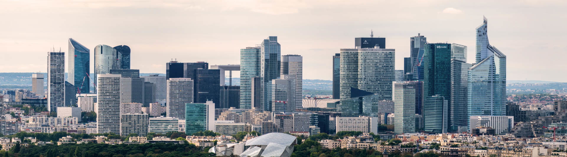 La defense vue depuis la Tour Eiffel