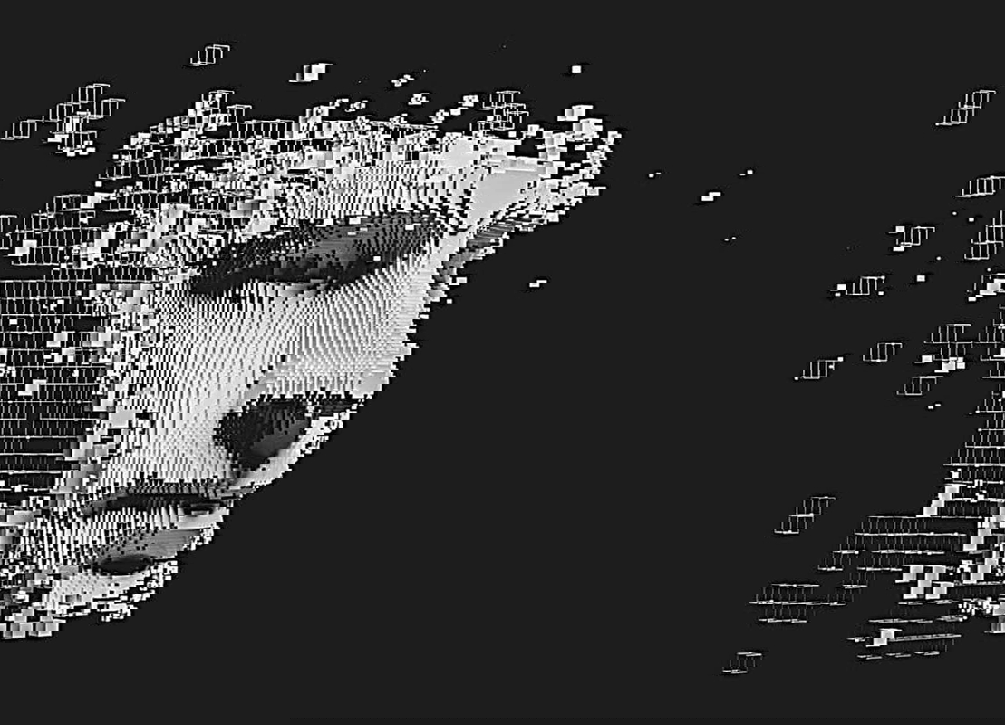 abstract digital human face artificial intelligence maksim tkachenko