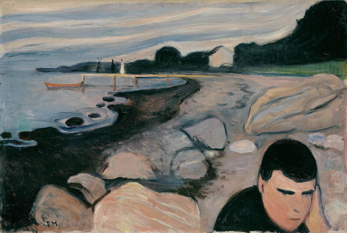 artist edvard munch melancholy