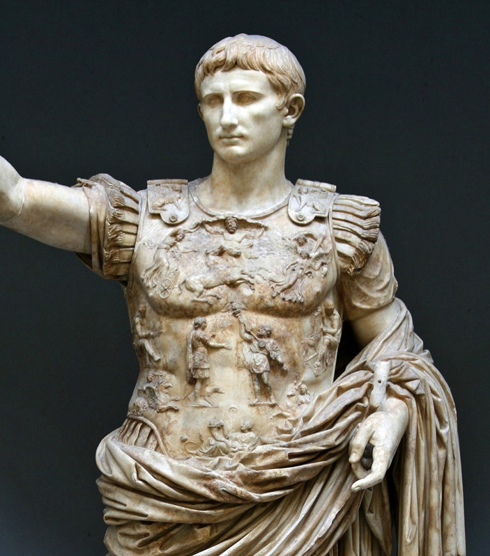 augustus prima porta detail