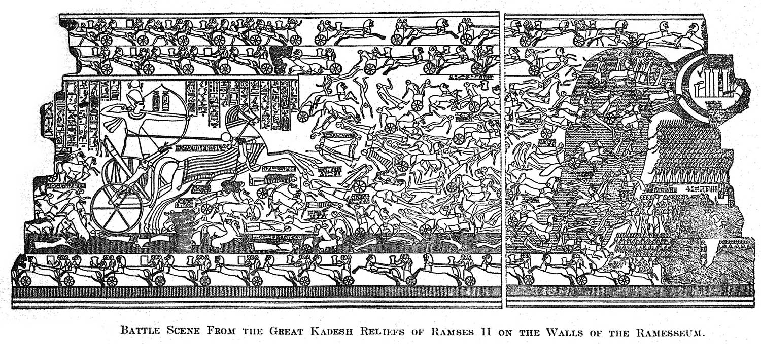 battle kadesh ramesseum