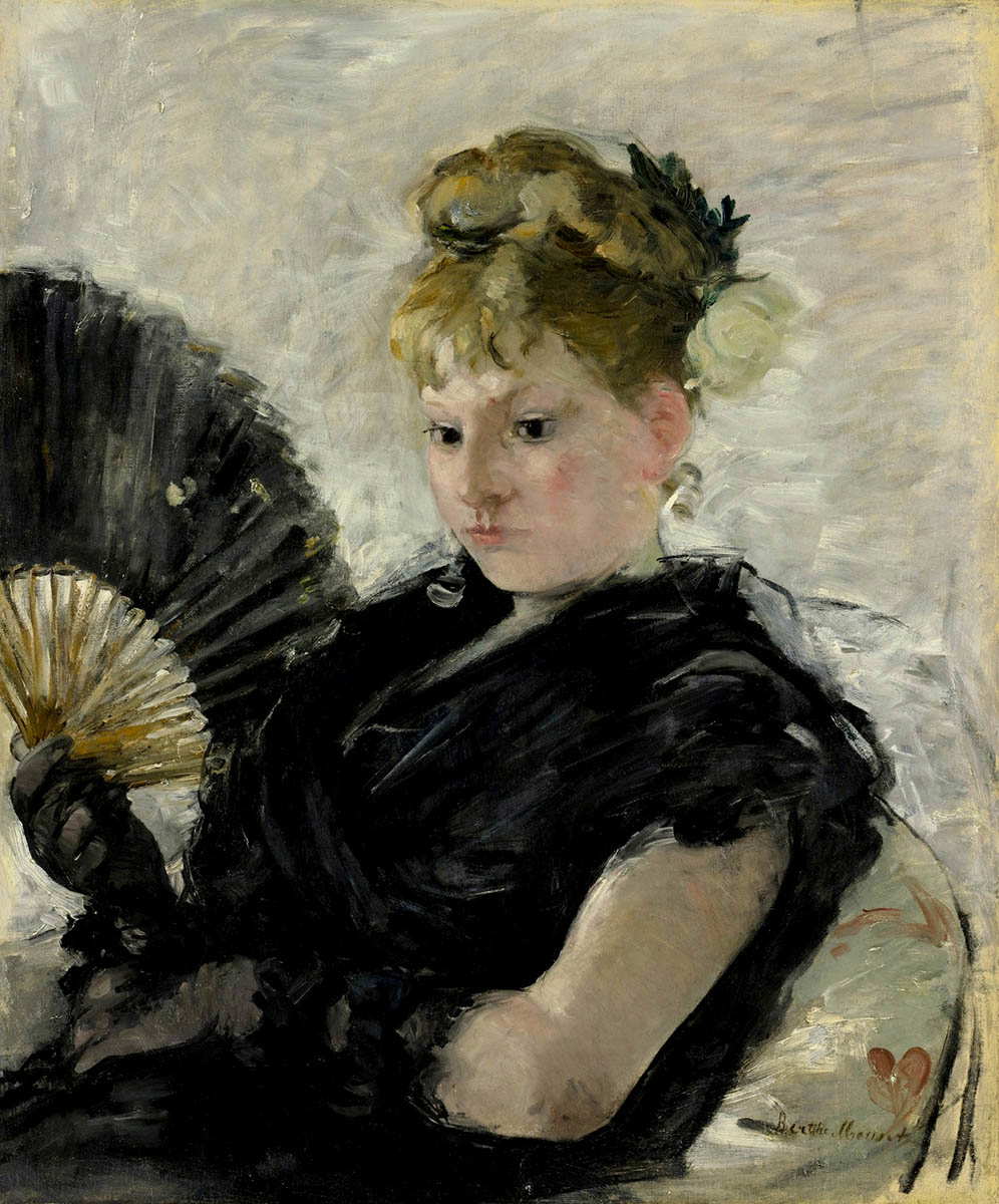 berthe morisot woman with fan