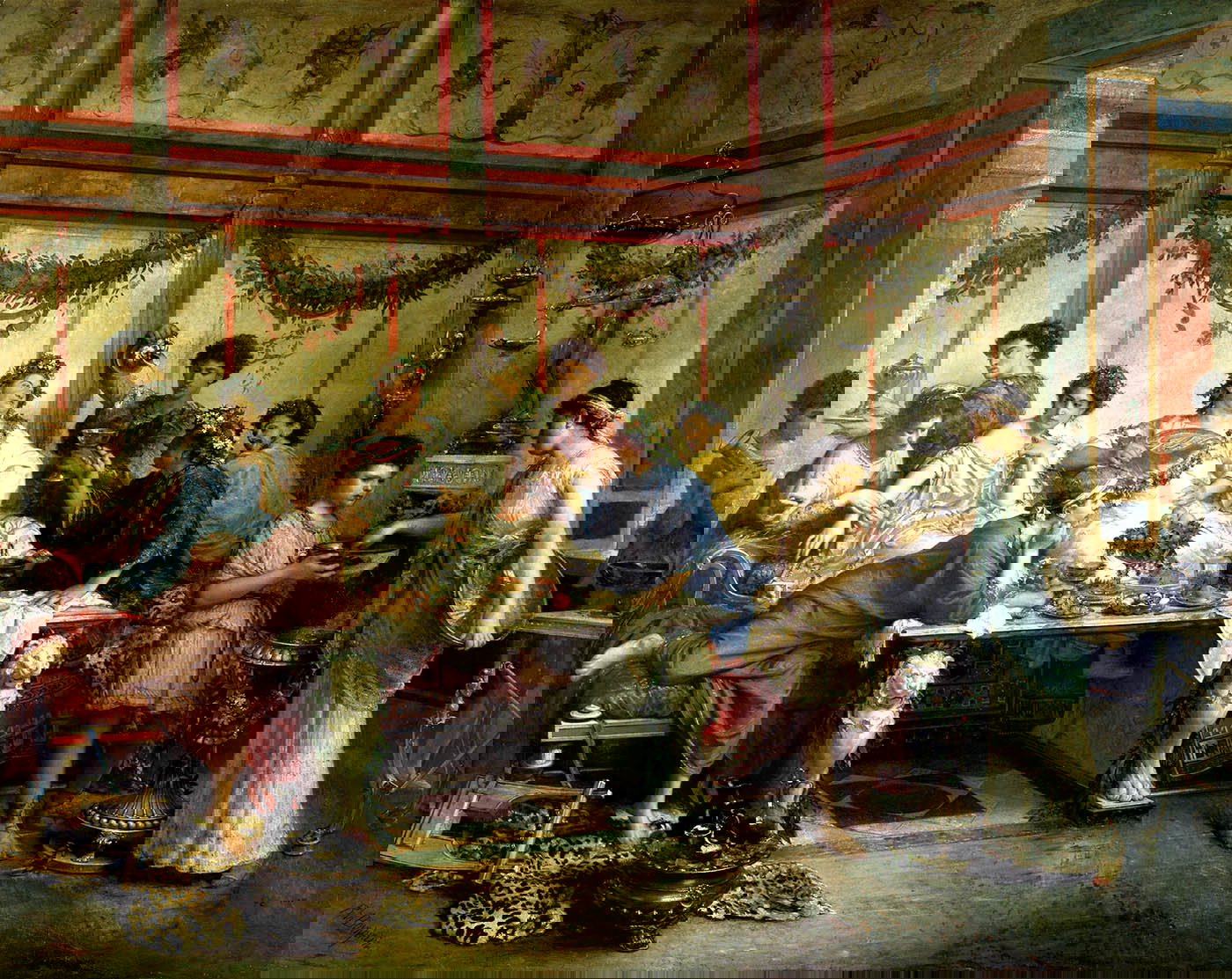 bompiani roman feast painting