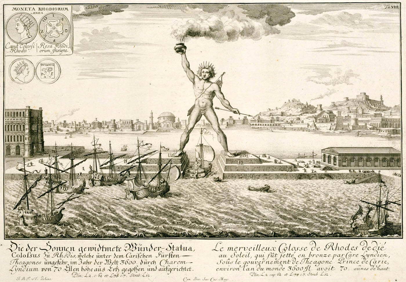 colossus rhodes print by johann erlach