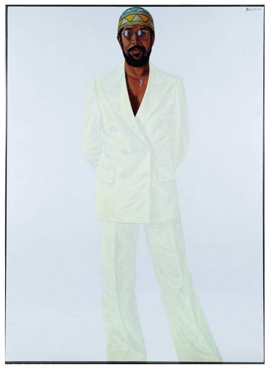 contemporary painter Hendricks Slick Self Portrait