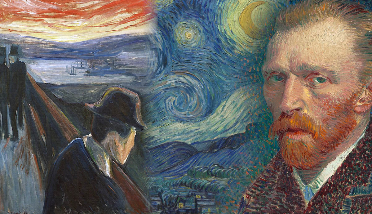 edvard munch despair van gogh portrait mental illness