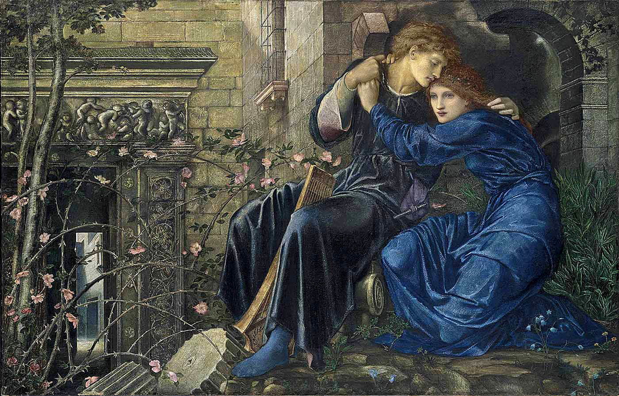 edward burne jones love among ruins painting