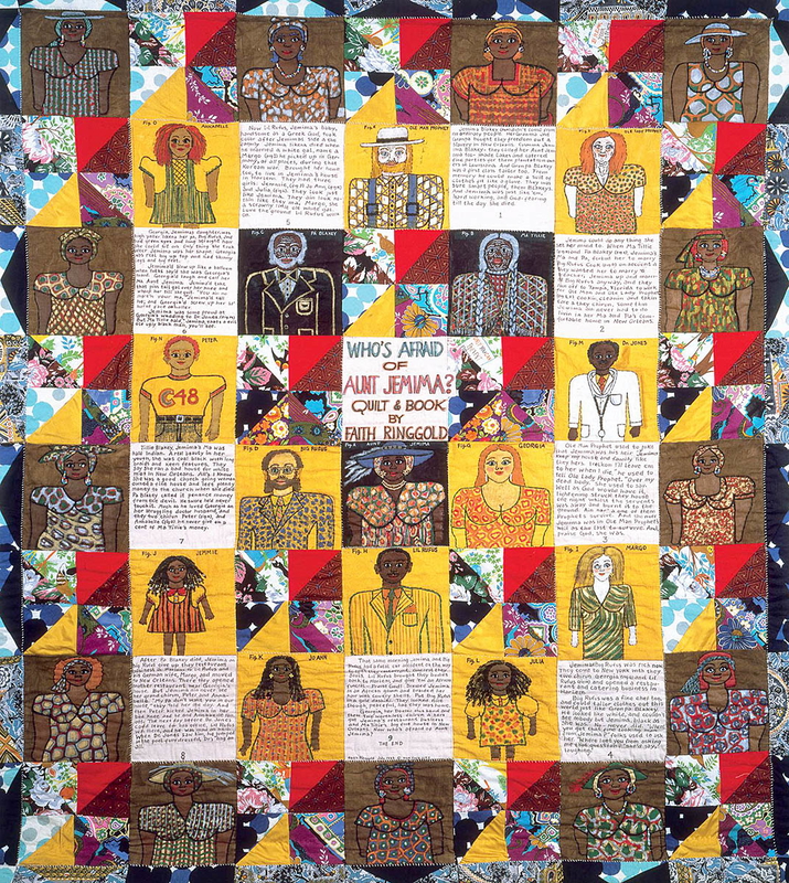 faith ringgold aunt jemima quilt