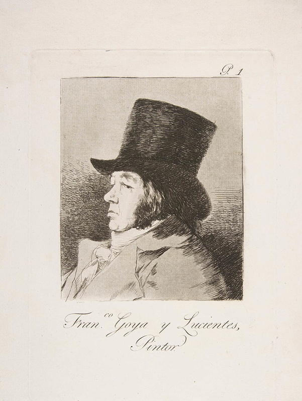francisco de goya self portrait