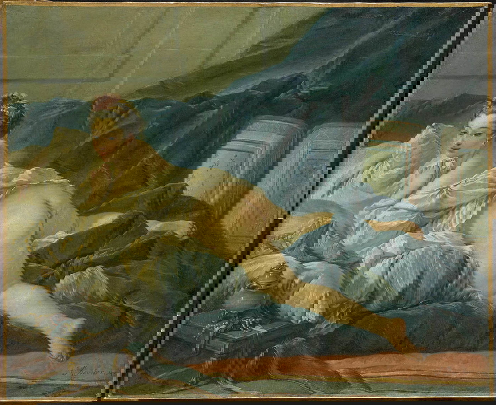 francois boucher odalisque french rococo painting
