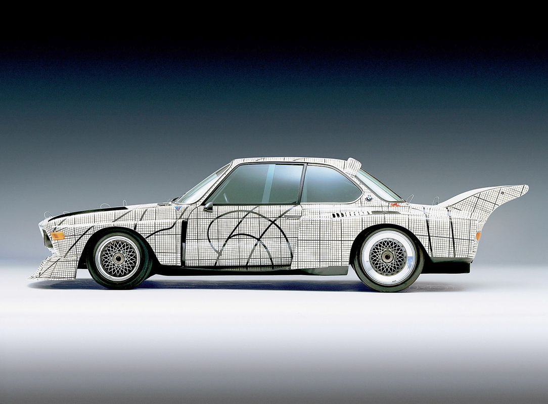frank stella art car bmw csl