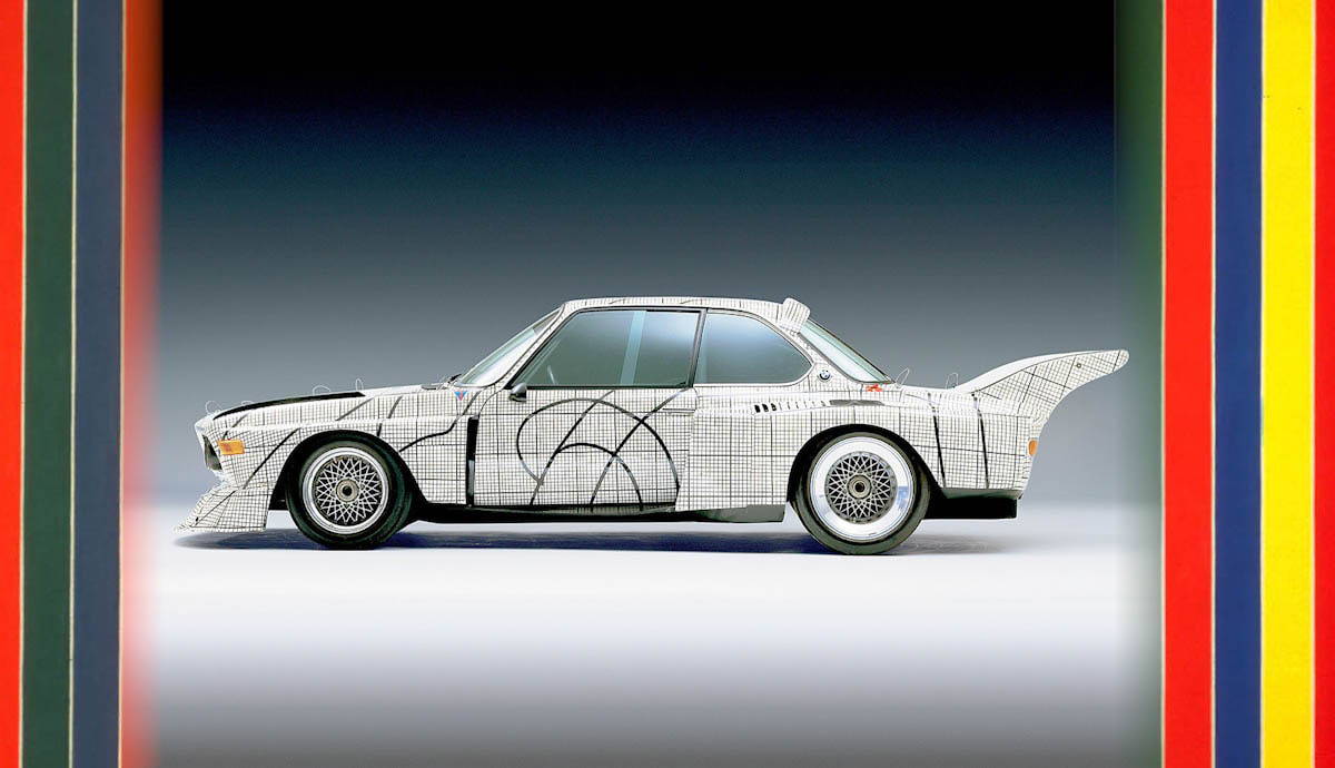 frank stella bmw art car hyena stomp