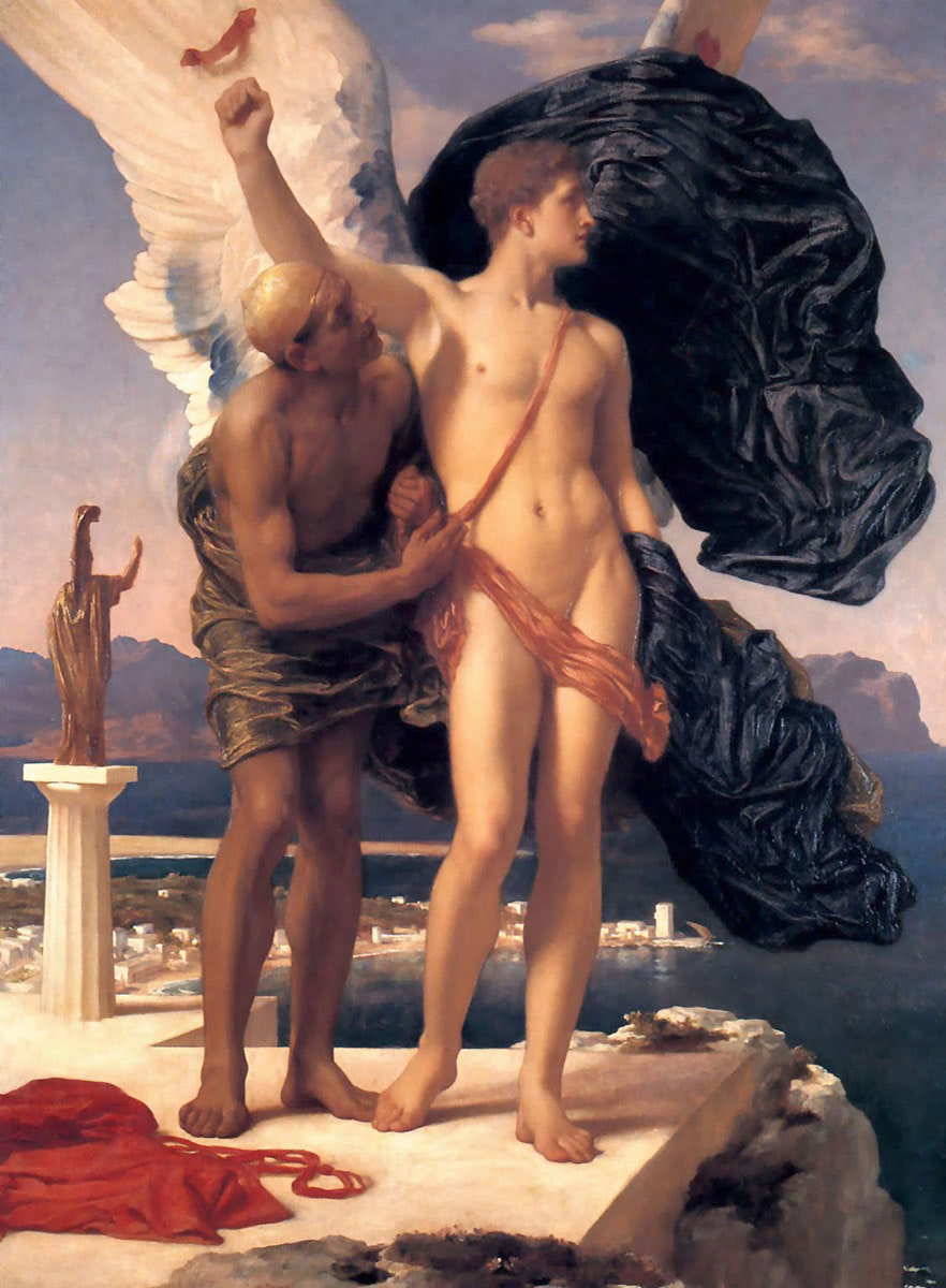 frederick leighton daedalus icarus painting