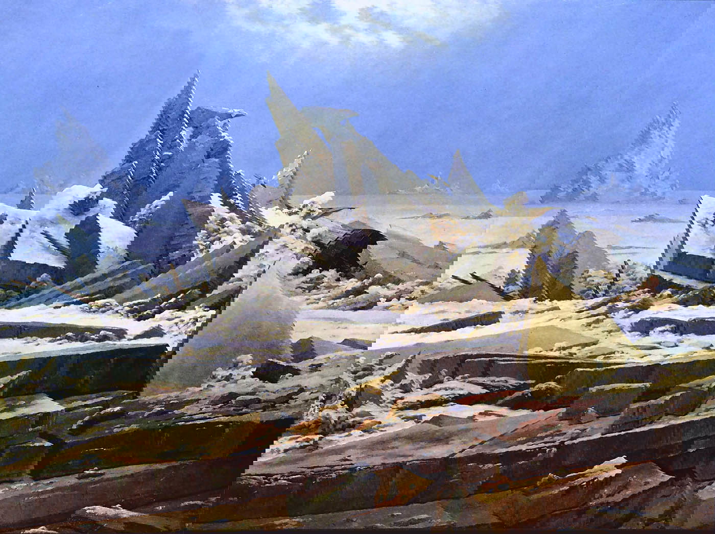 friedrich caspar david sea ice