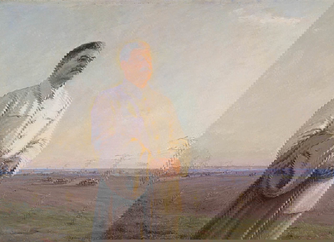 fyodor shurpin morning motherland socialist realism painting