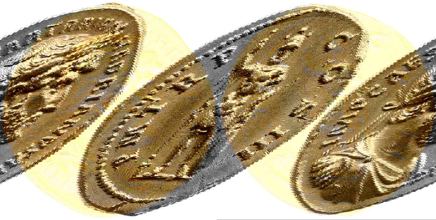 gold coin hadrian mars