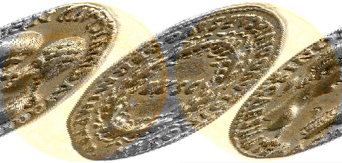 golden coin joint portraits nero agrippina
