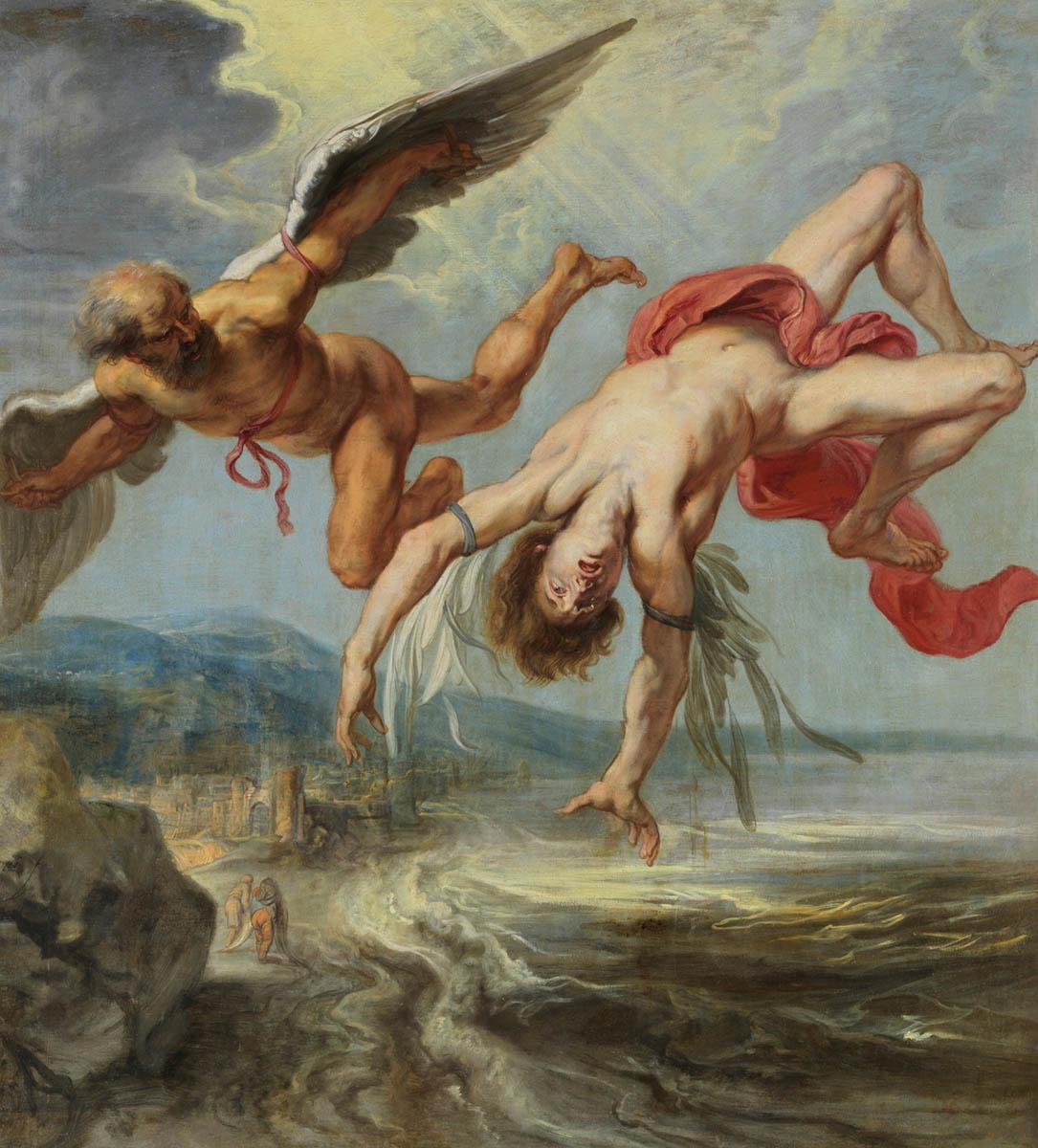 The Fall of Icarus, by Jacob Peter Gowy, after Rubens. Source: Prado, Madrid