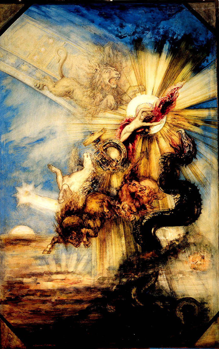 gustave moreau phaethon fall painting