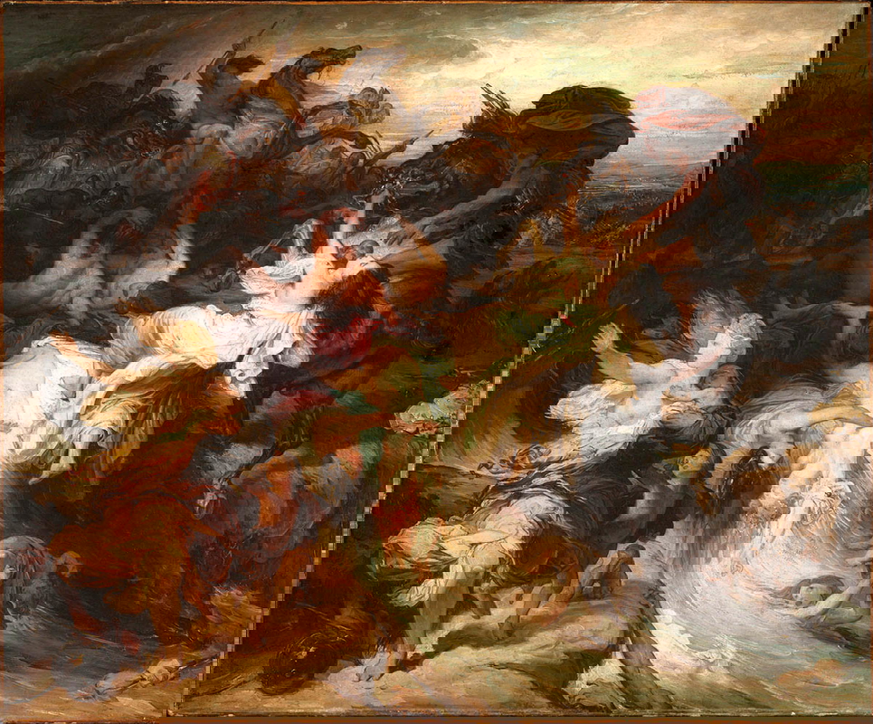 heim marius cimbri teutons painting