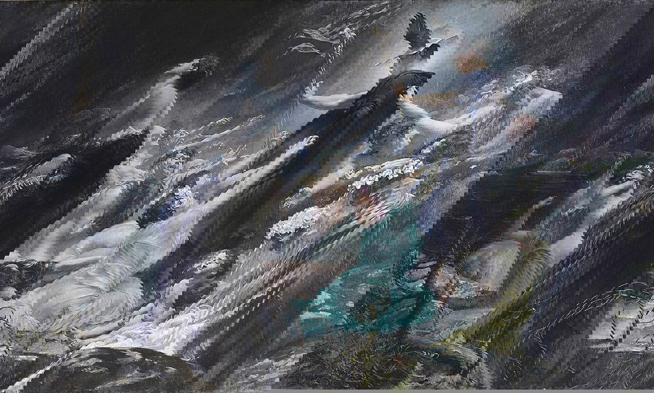 hirschl souls acheron painting