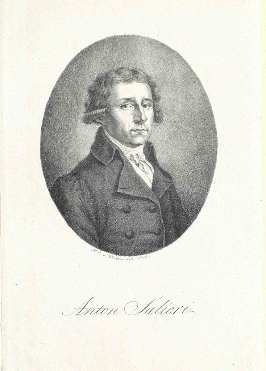 italian composer antonio salieri portrait