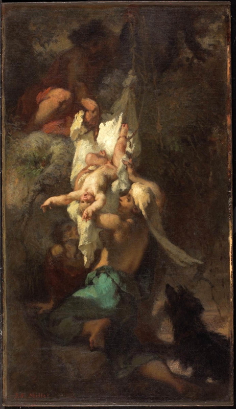 jean francois millet oedipus taken down tree