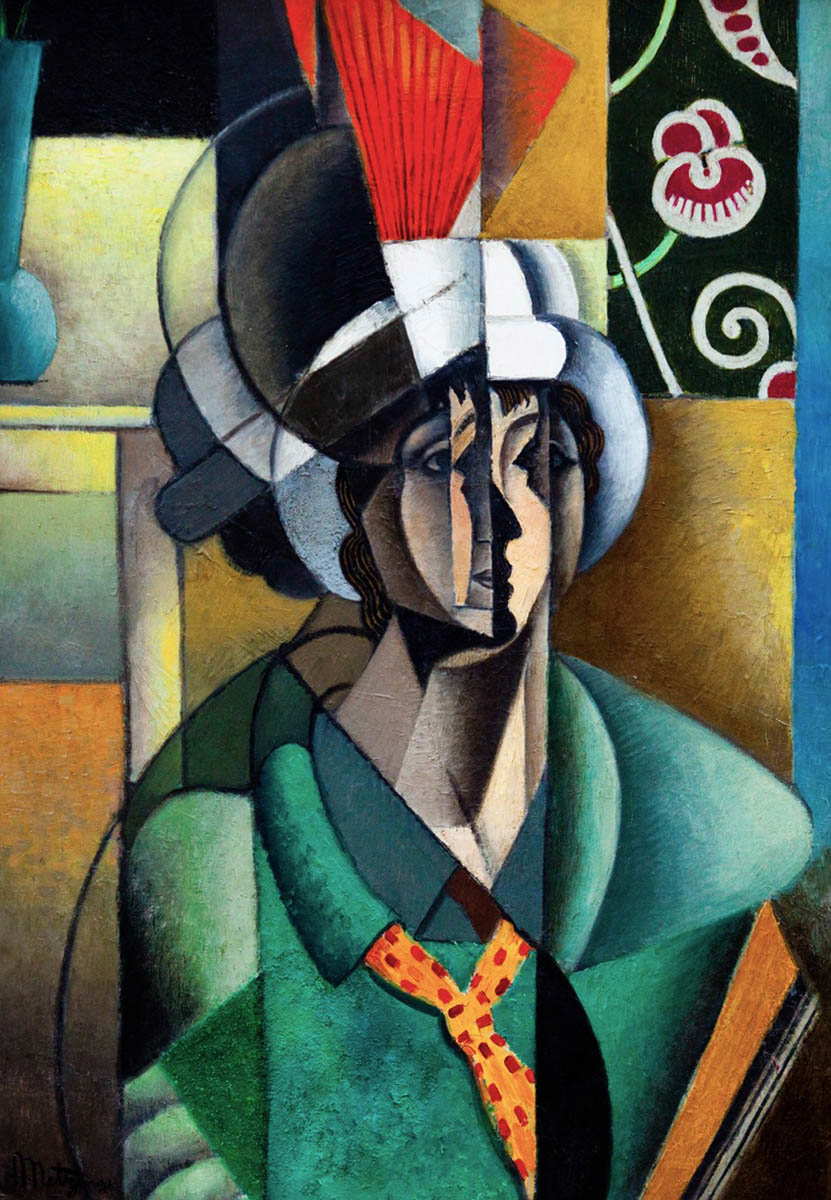 jean metzinger woman fan painting