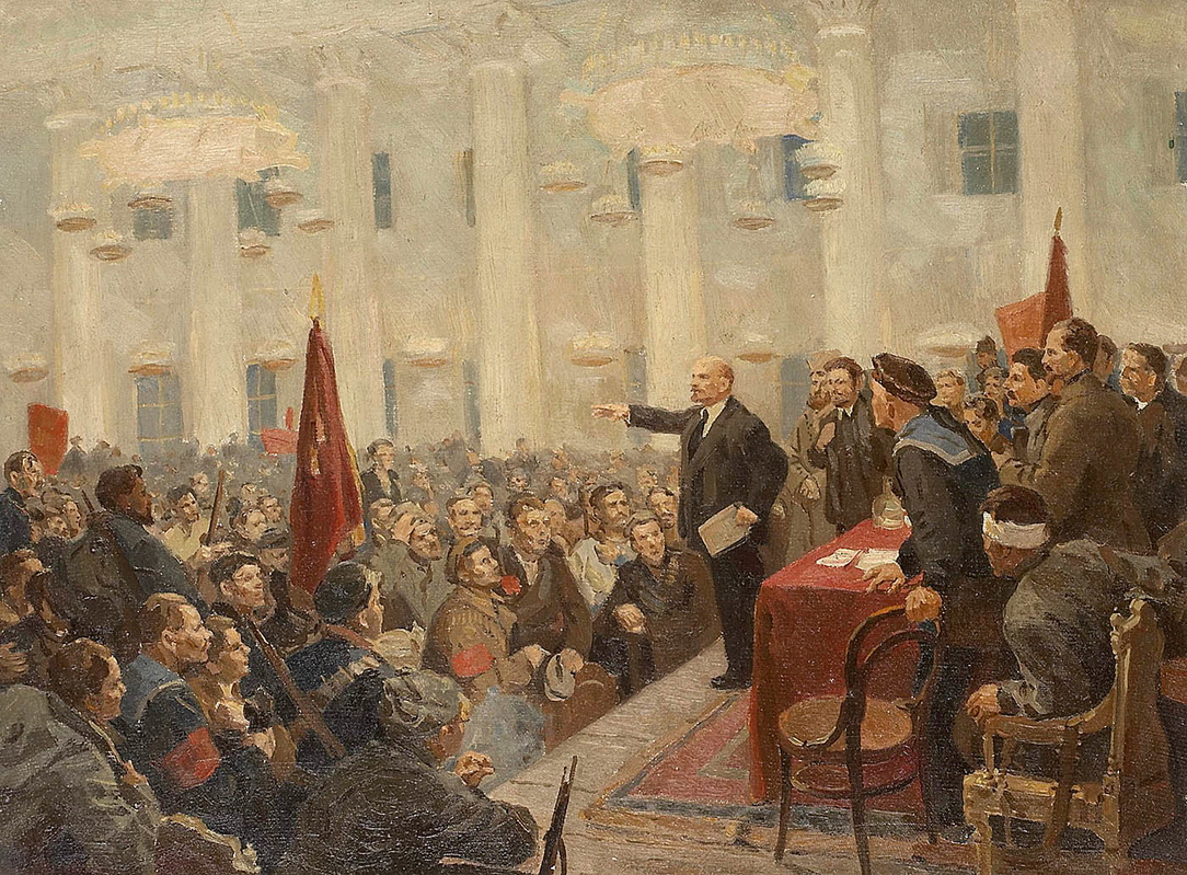 lenin winter palace soviet art